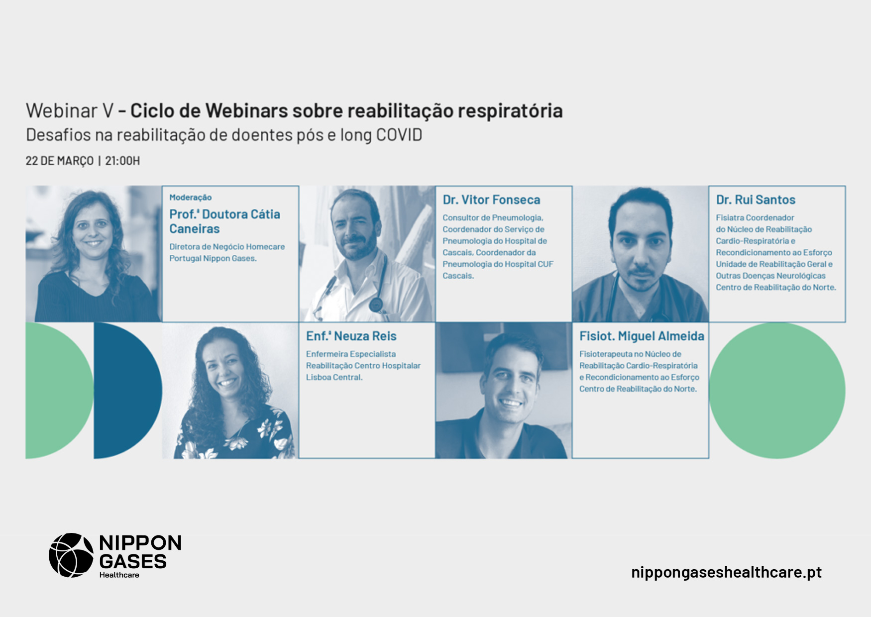 Webinar “Desafios na reabilitação de doentes pós e long COVID”