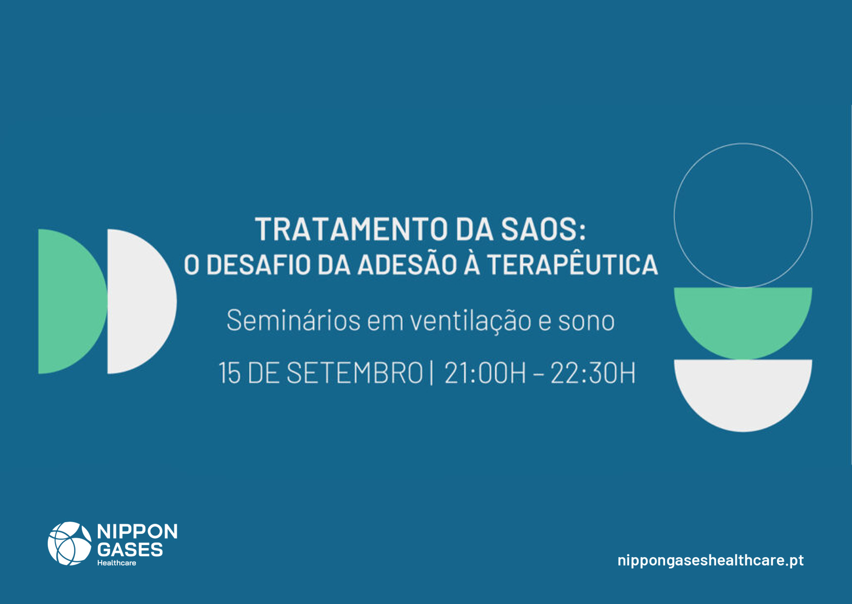 Webinar “Tratamento da SAOS: o desafio da adesão à terapêutica”