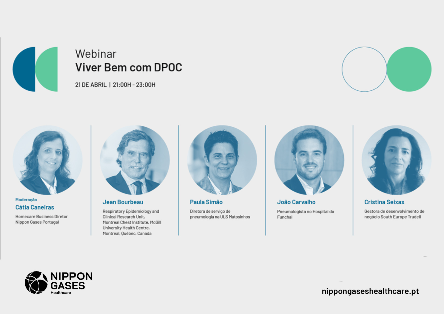 Webinar “Viver bem com DPOC”